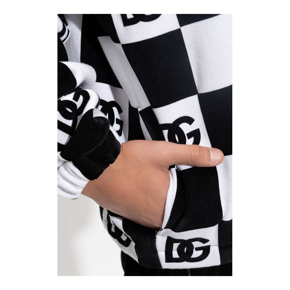 Dolce & Gabbana Black Cotton Sweater