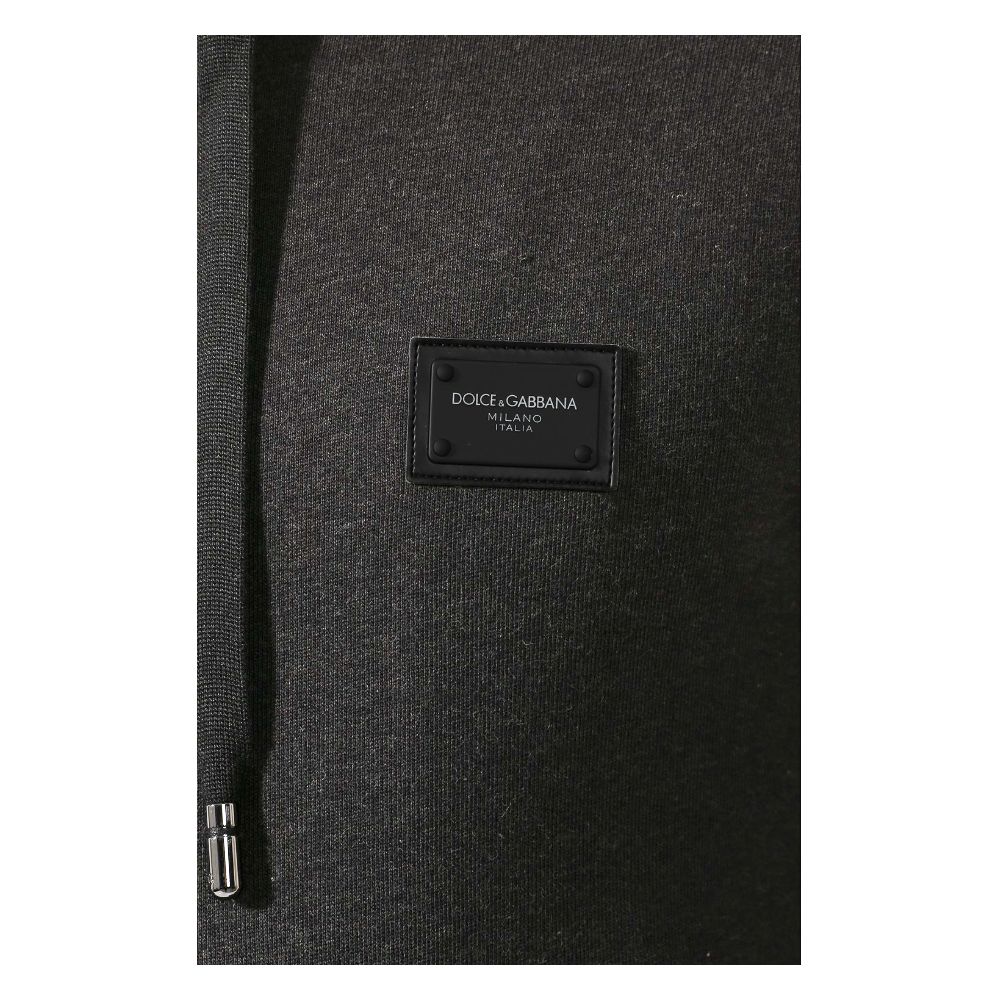 Dolce & Gabbana Gray Cotton Sweater