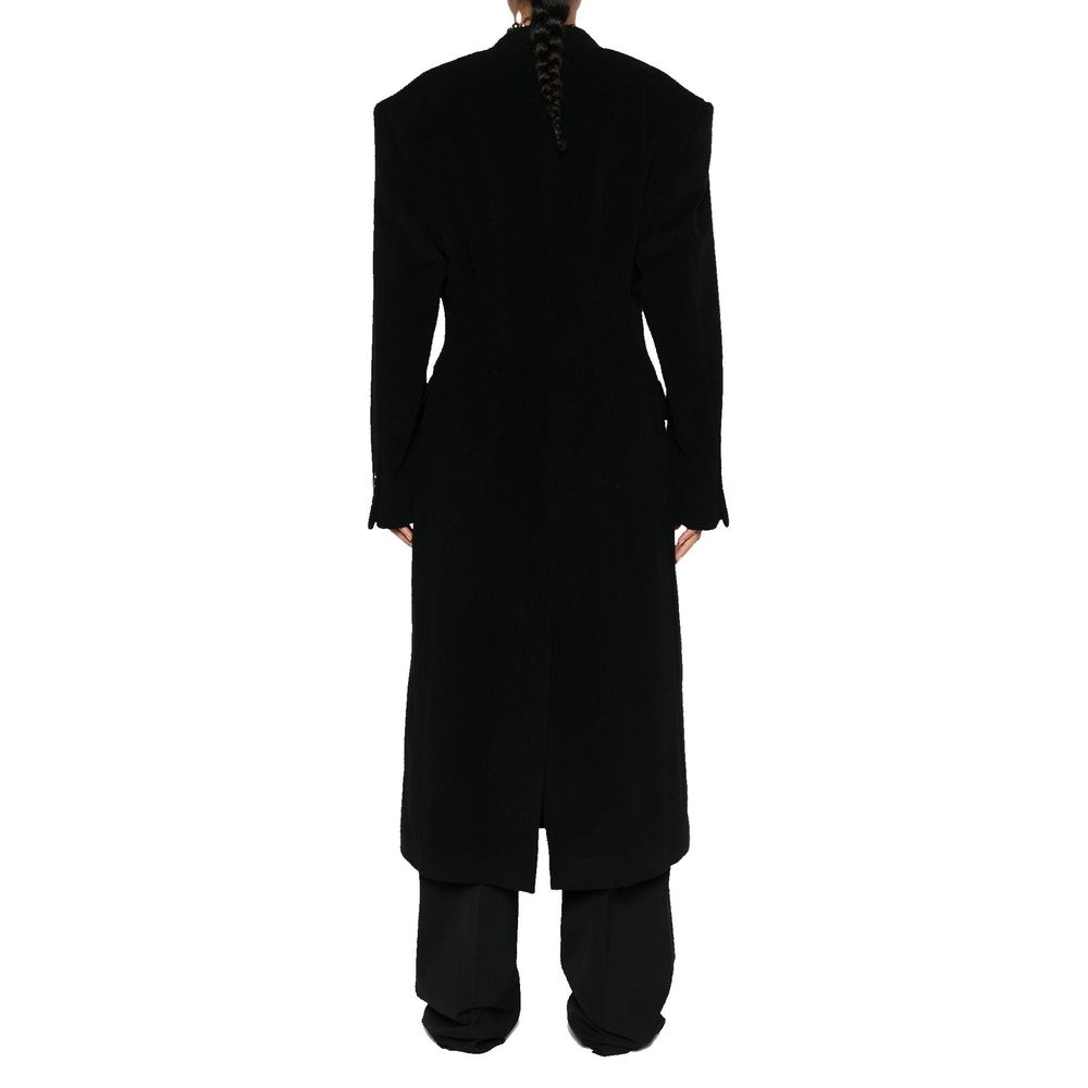 Balenciaga Cashmere And Wool Cinched Coat