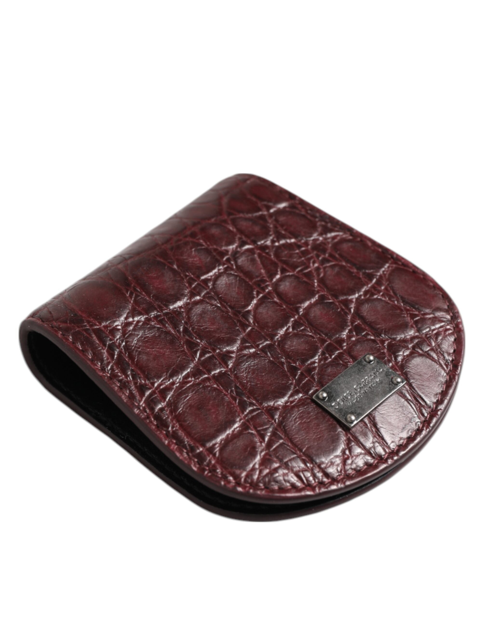 Dolce & Gabbana Exquisite Exotic Skin Coin Case Wallet