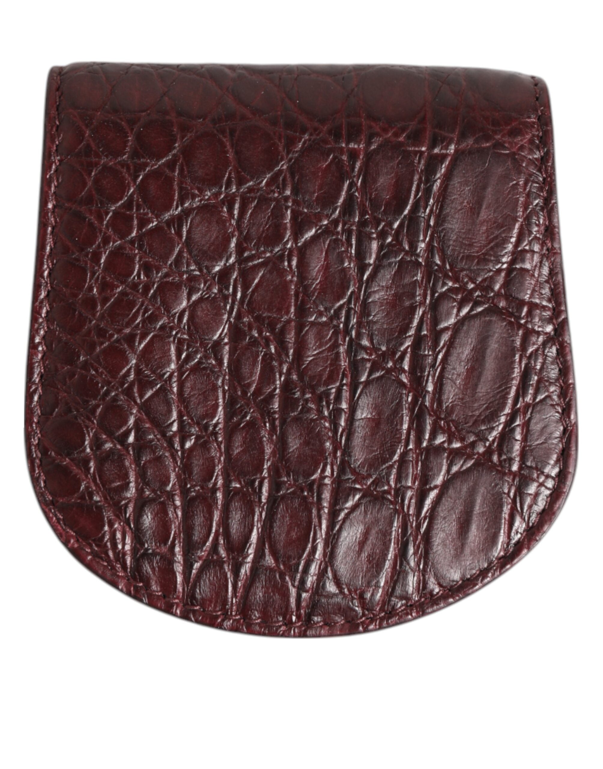 Dolce & Gabbana Exquisite Exotic Skin Coin Case Wallet