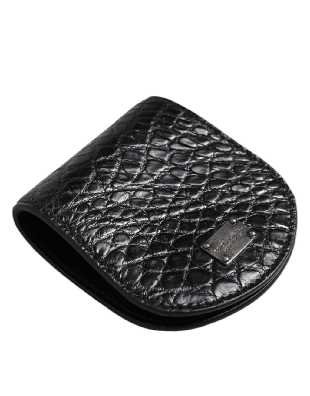 Dolce & Gabbana Exquisite Exotic Skin Coin Case Wallet