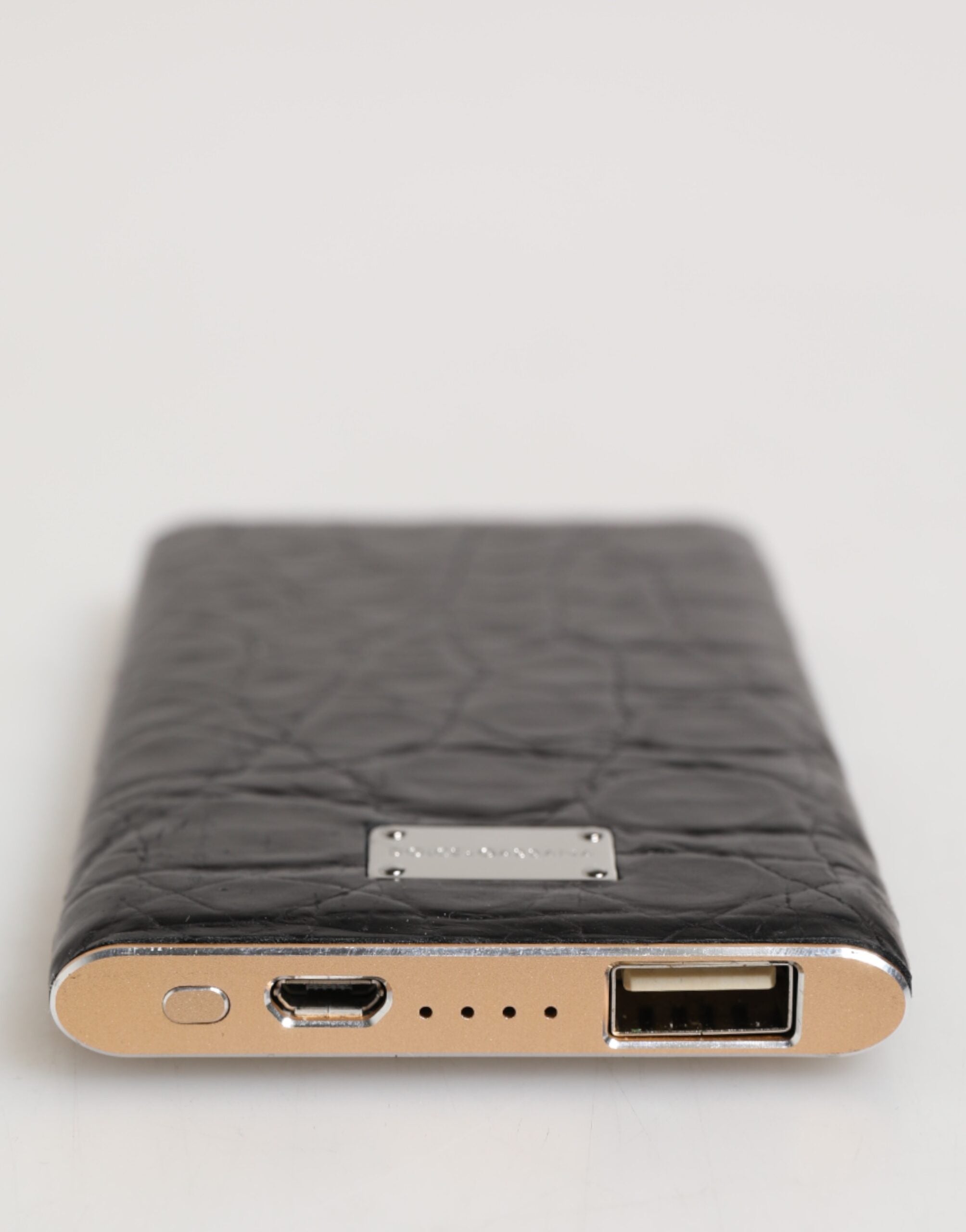 Dolce & Gabbana Chic Pink Leather Power Bank