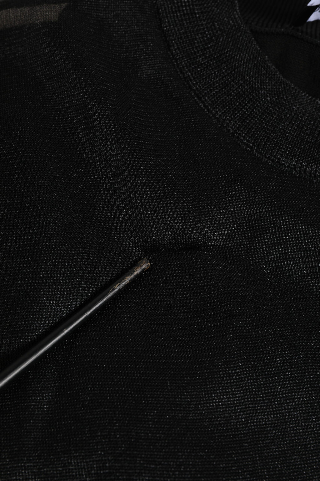 Dolce & Gabbana Black Polyester Pullover Sweatshirt Sweater