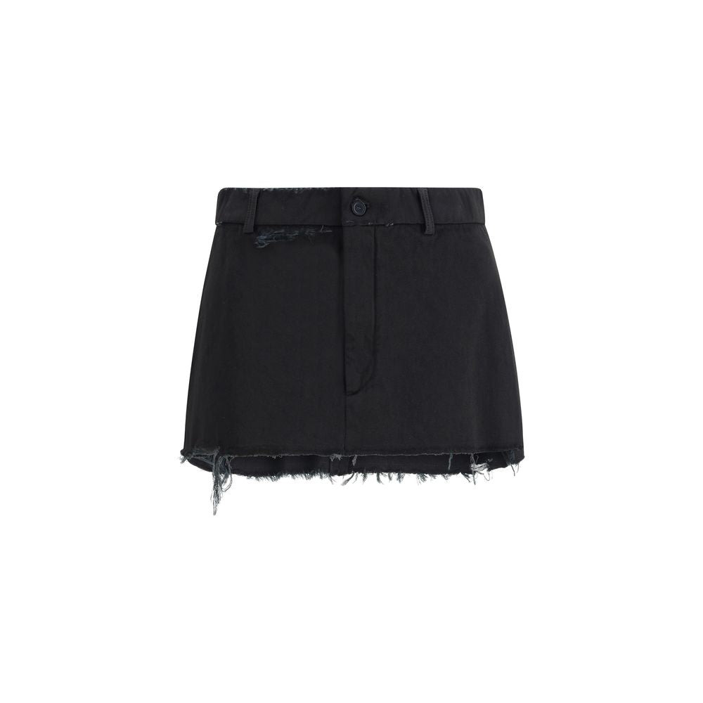 Balenciaga Fringed Miniskirt