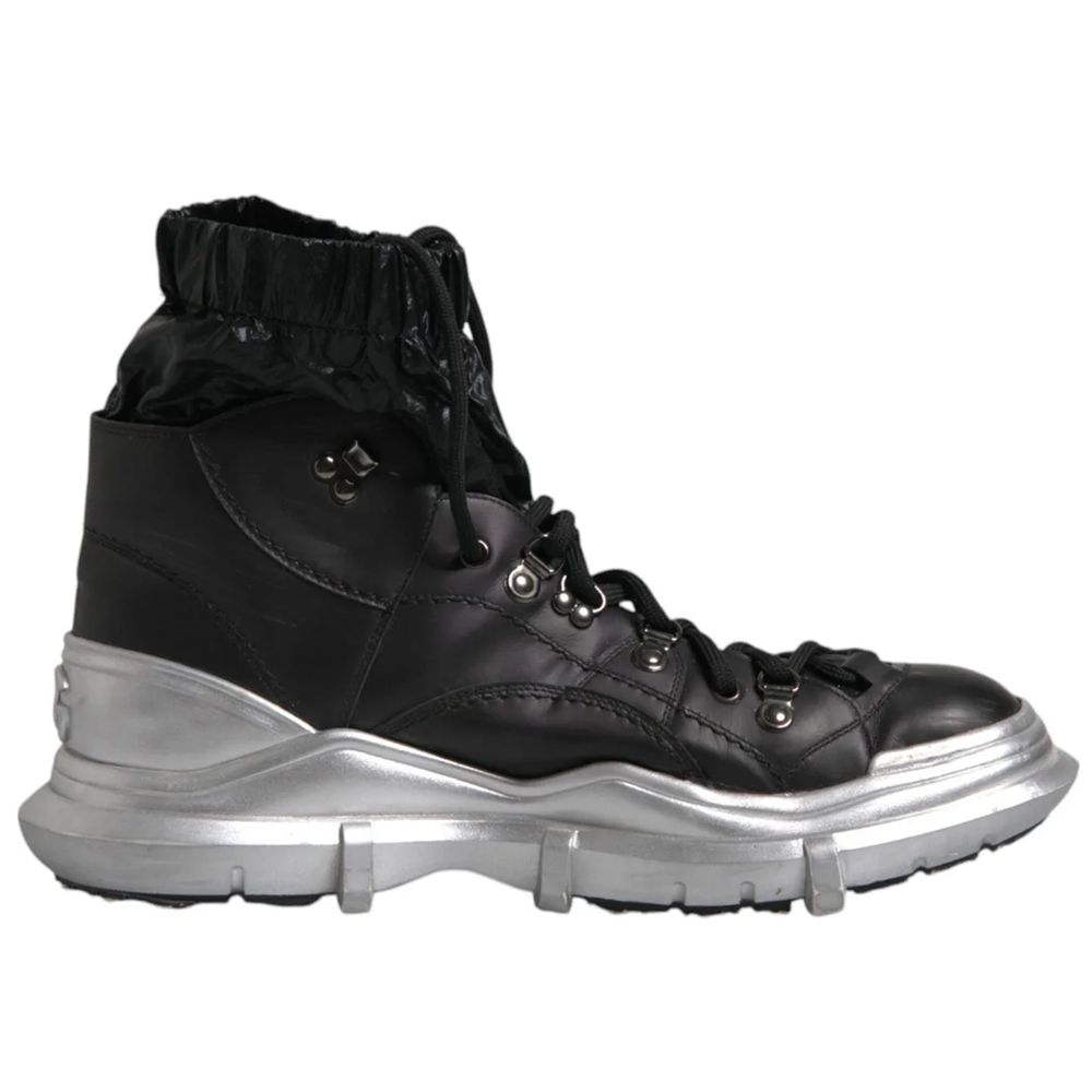 Dolce & Gabbana Black Nylon Boot