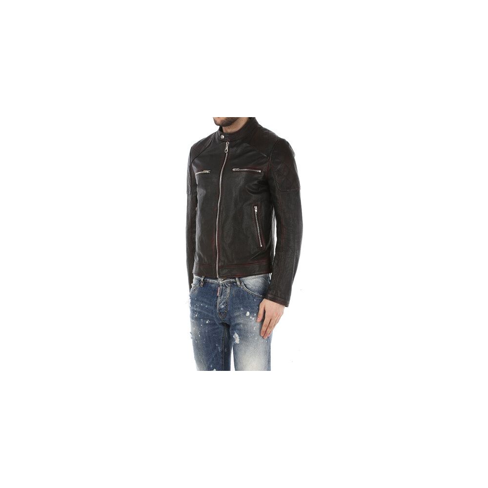 Dolce & Gabbana Black Goatskin Jacket