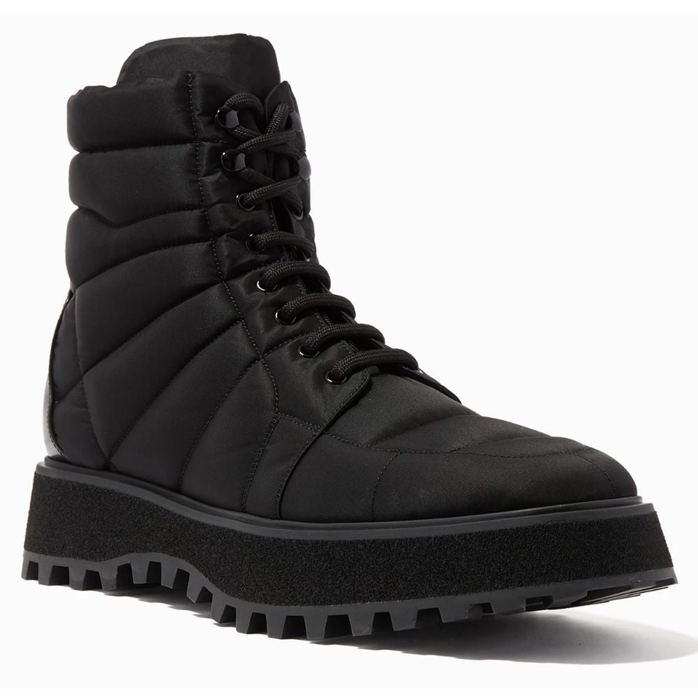 Dolce & Gabbana Black Nylon Boot