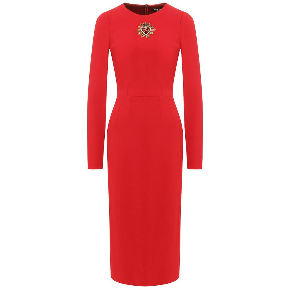 Dolce & Gabbana Red Viscose Dress