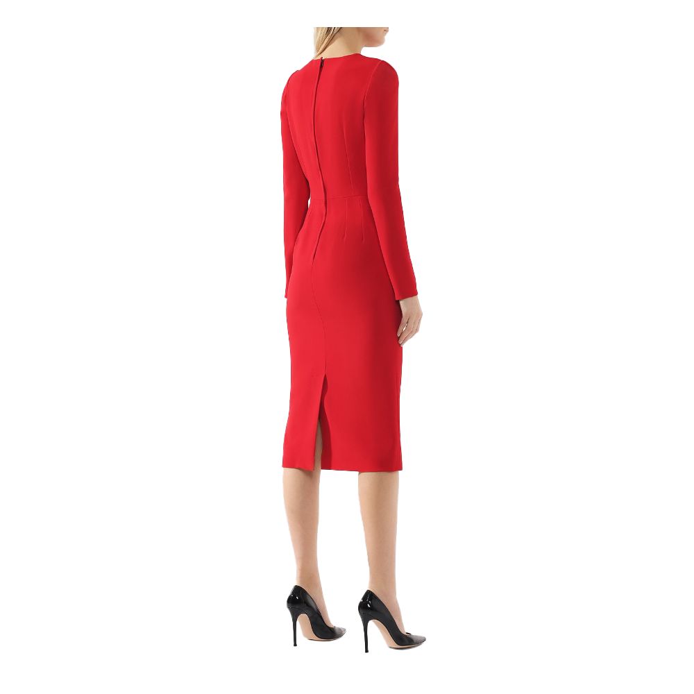Dolce & Gabbana Red Viscose Dress
