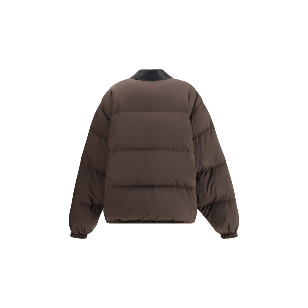 Miu Miu Down Jacket with leather collar