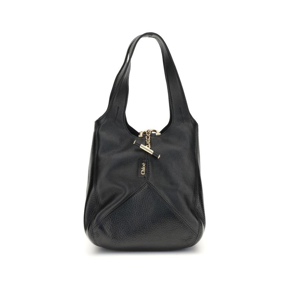 Chloé Black Buffalo Leather Shoulder Bag
