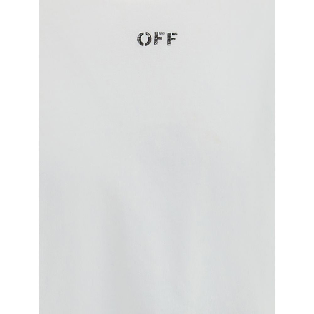 Off-White White Cotton T-Shirt