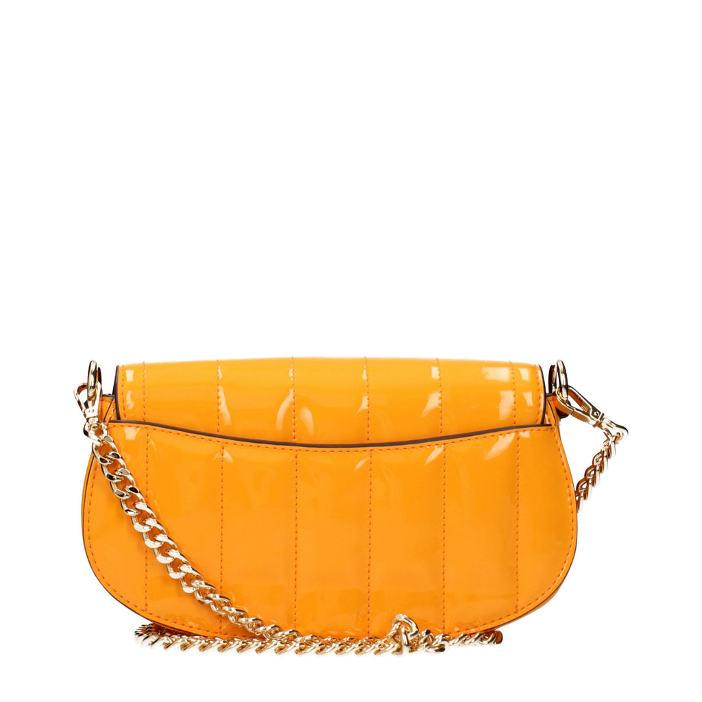 Michael Kors Orange Leather Crossbody Bag