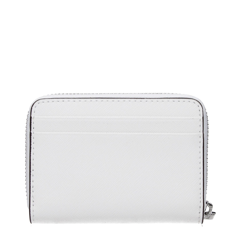 Michael Kors White Leather Cardholder