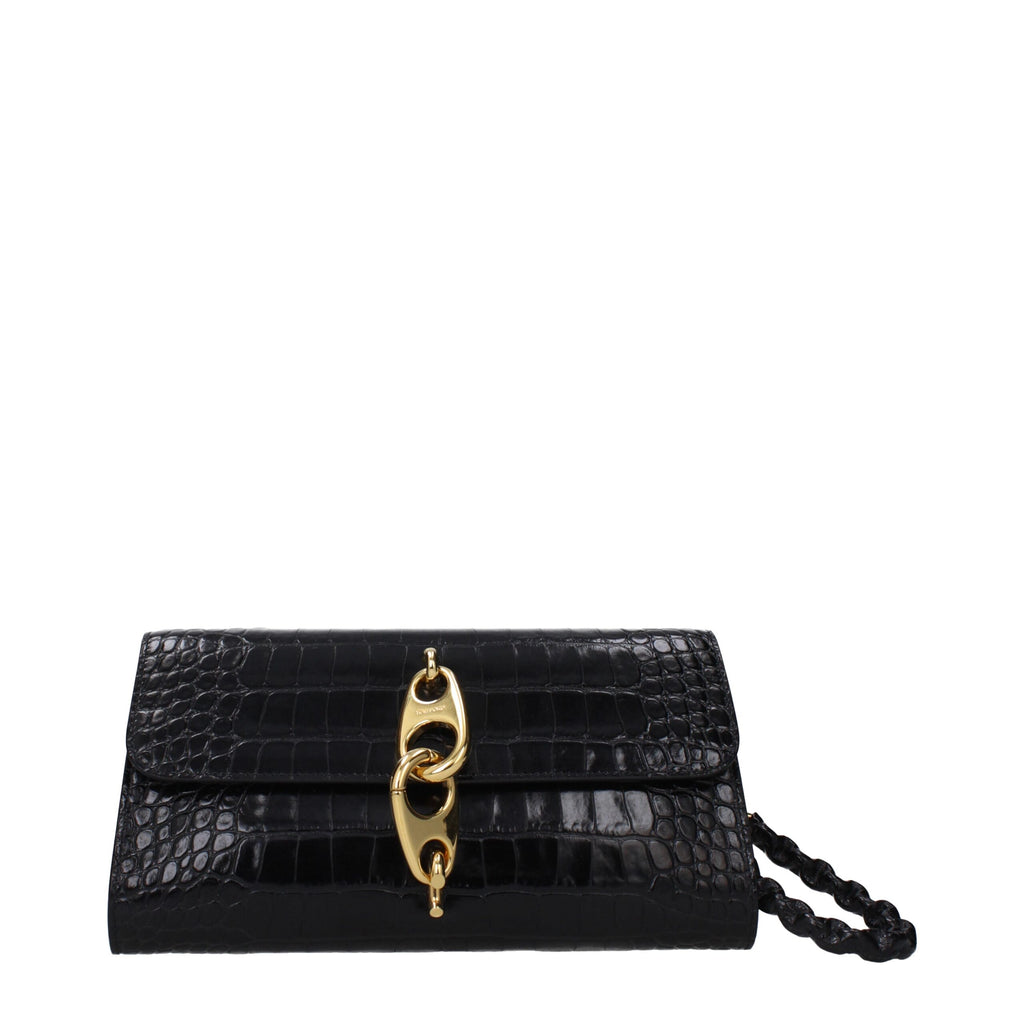 Tom Ford Black Leather Clutch Bag