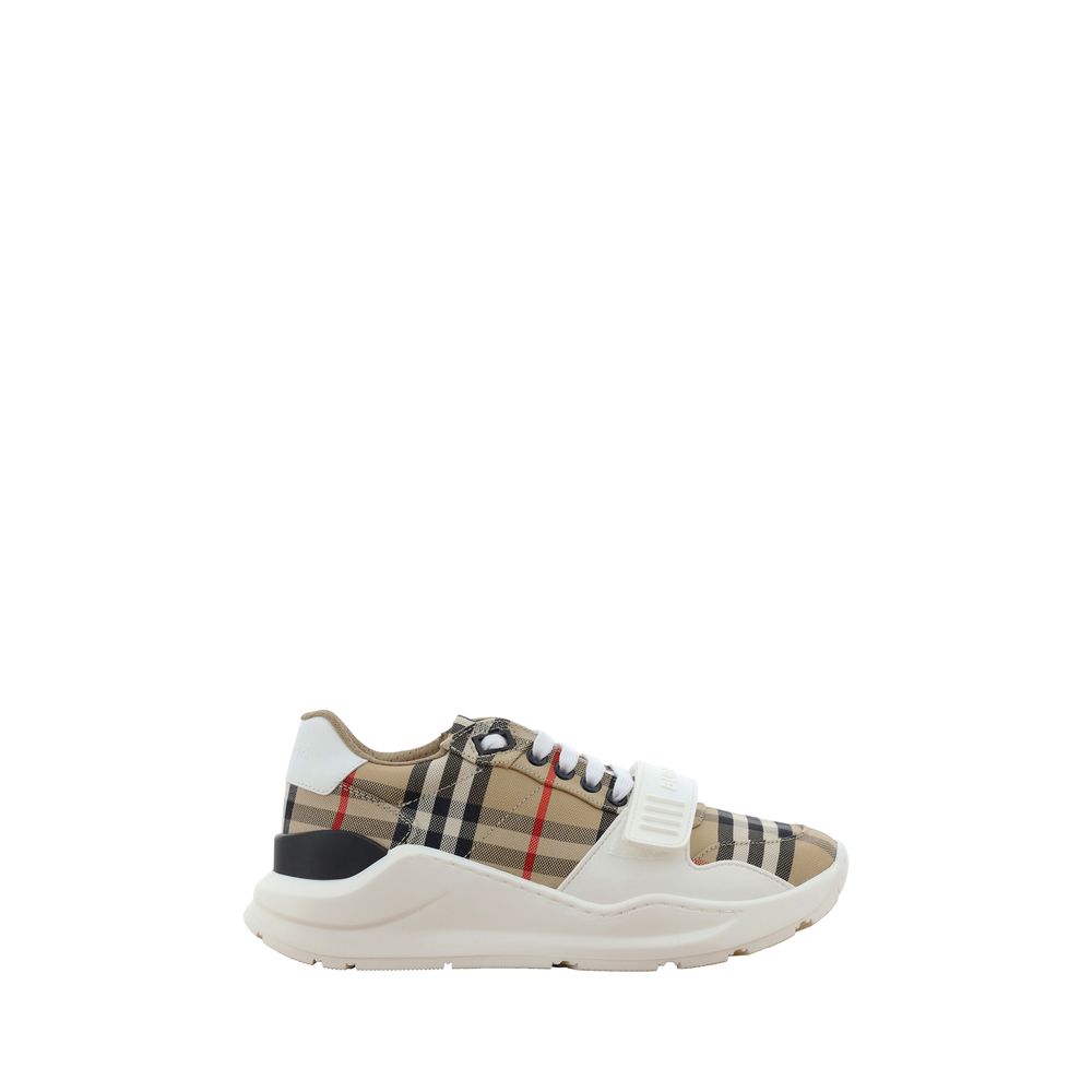 Burberry Beige Rubber Athletic Sneakers