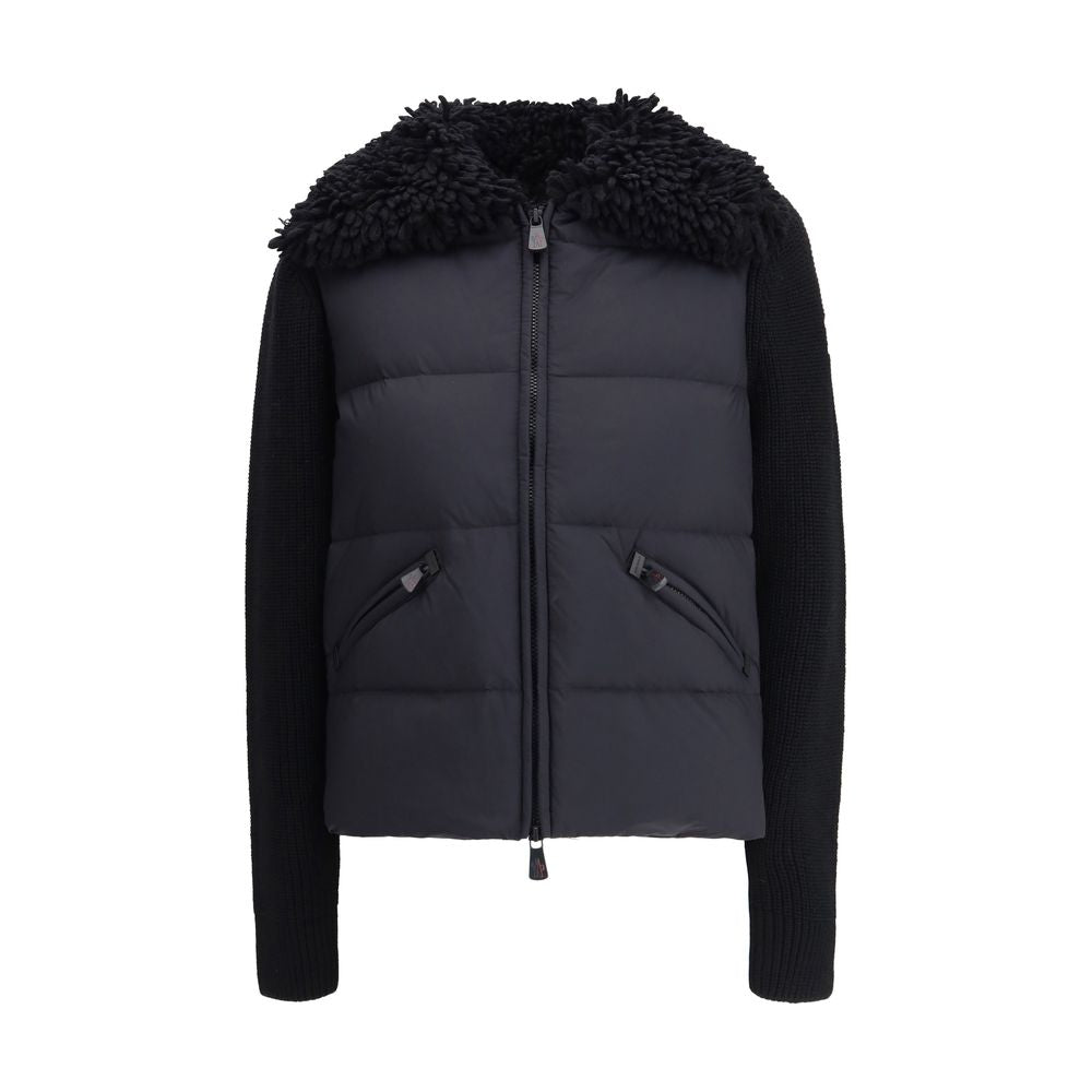 Moncler Grenoble Black Polyamide Coat