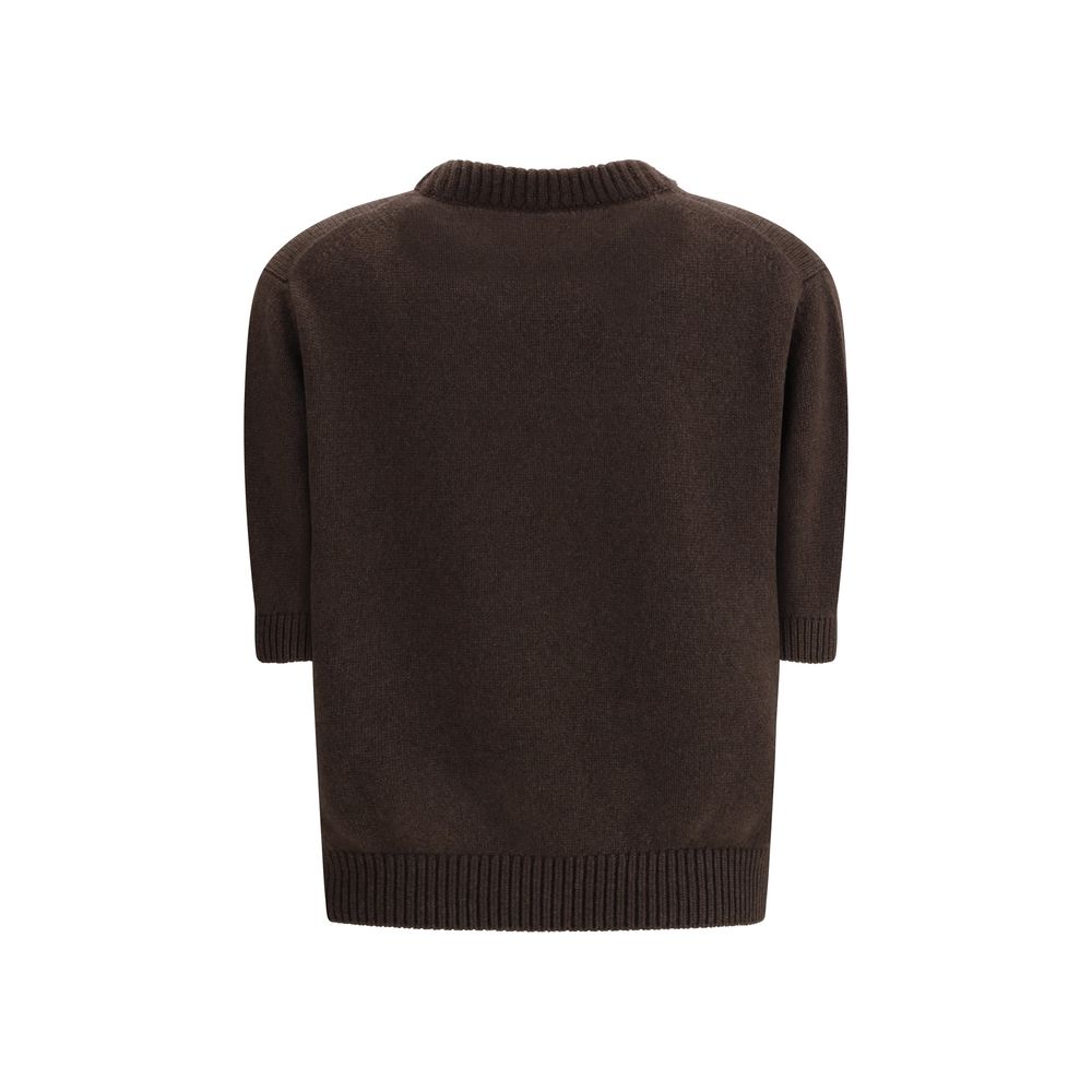 Khaite Brown Cashmere Cashmere Sweater