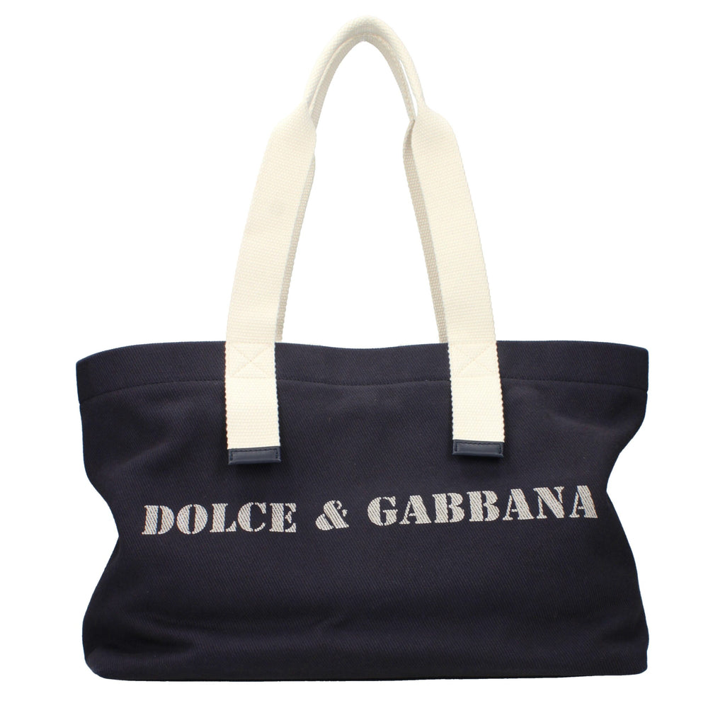 Dolce & Gabbana Blue Fabric Shoulder Bag
