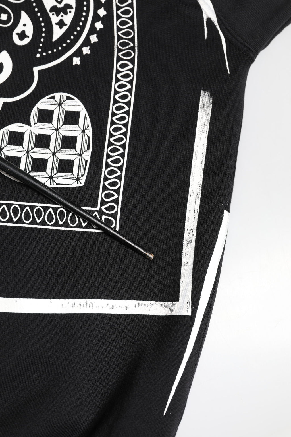 Dolce & Gabbana Black Bandana Hooded Men Sweatshirt Sweater