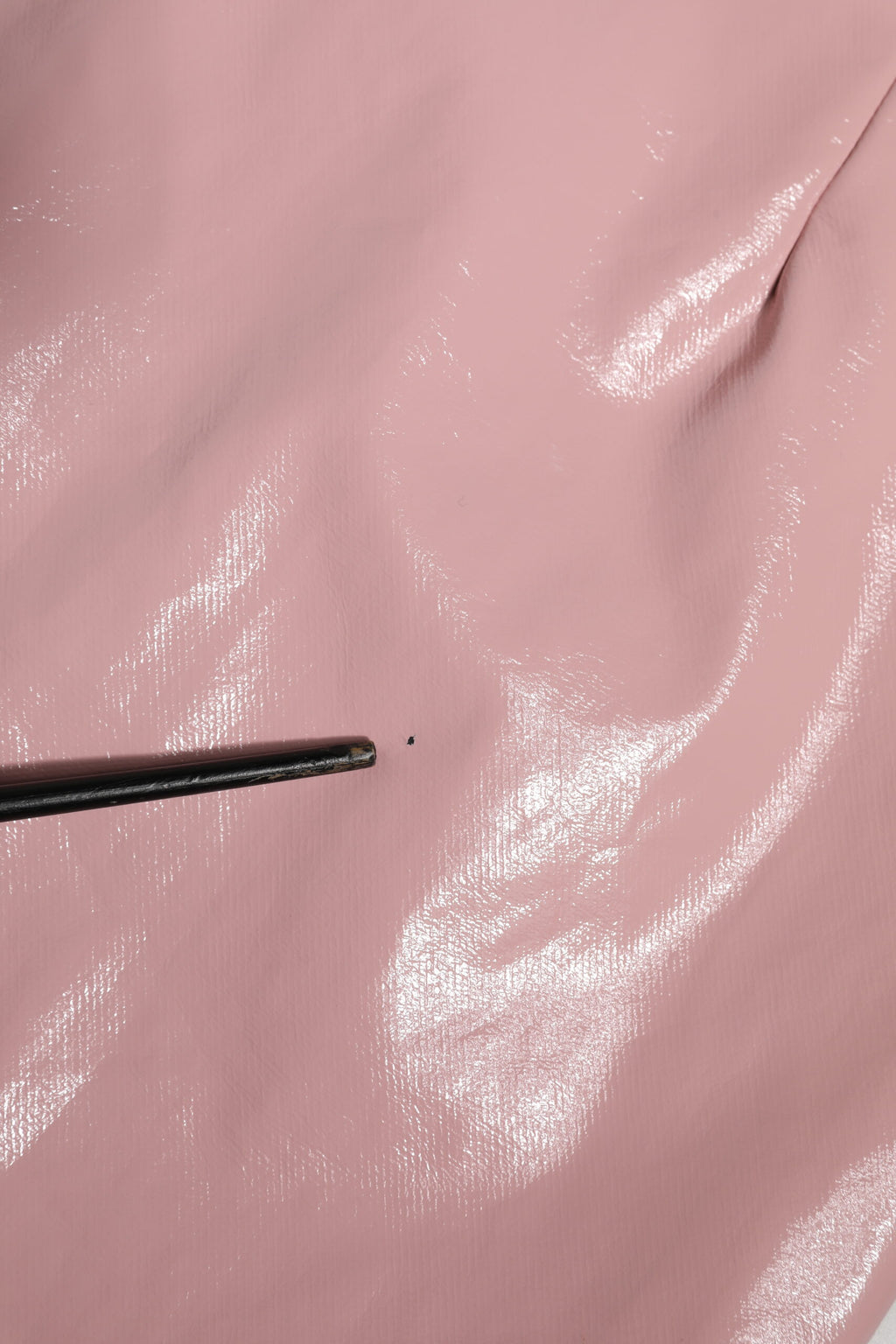 Dolce & Gabbana Glossy Pink Cotton High Waist Mini Skirt