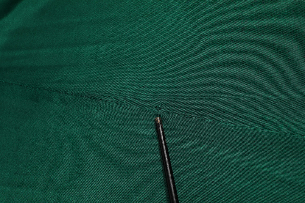 Dolce & Gabbana Dark Green High Waist Midi Skirt Pencil Cut Pleated