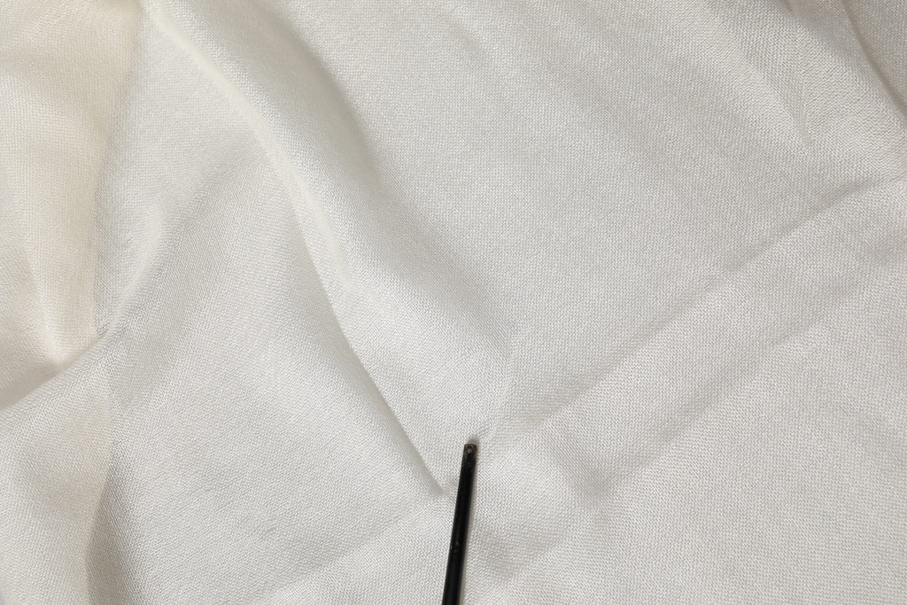 Dolce & Gabbana White Cashmere Knit Neck Wrap Shawl Scarf