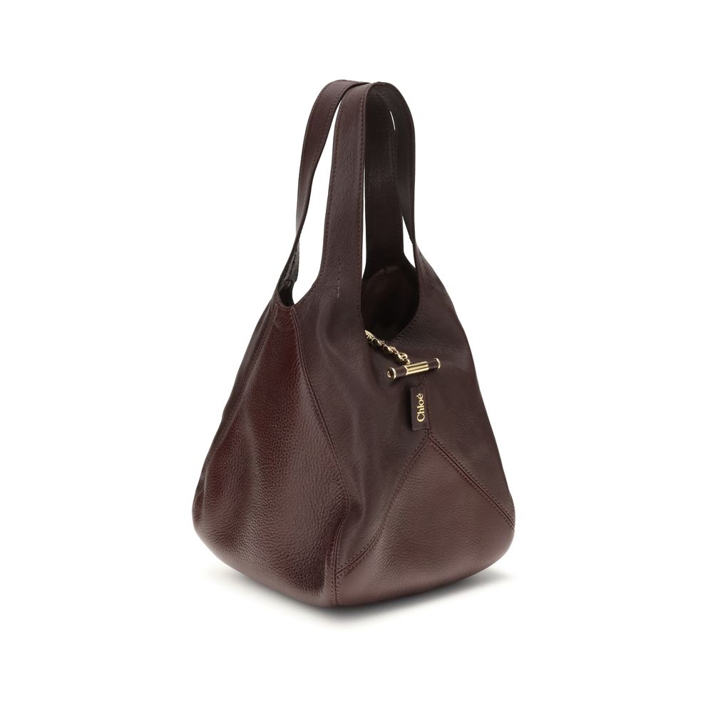Chloé Brown Buffalo Leather Shoulder Bag