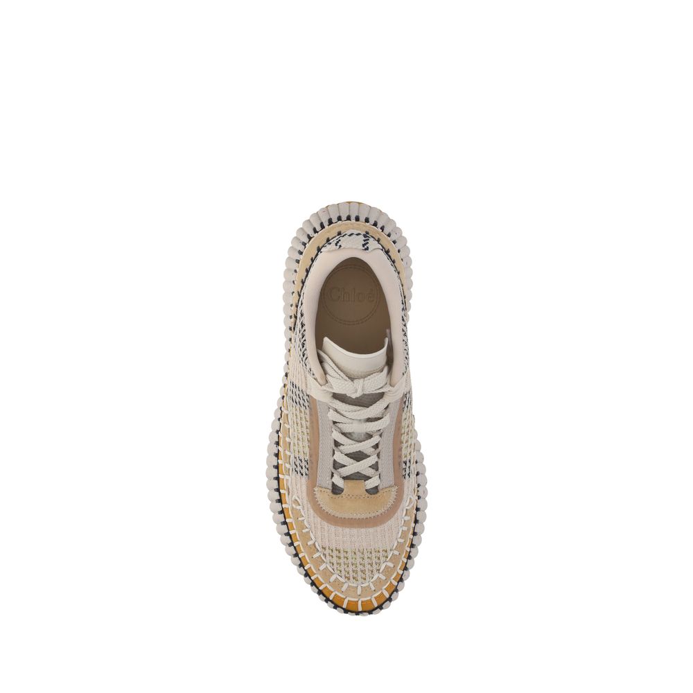 Chloé Brown Rubber Sneakers